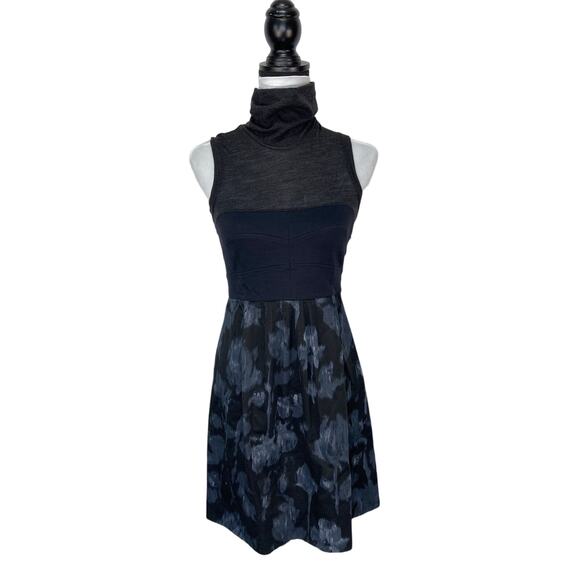 Theory Floral Sleeveless Turtleneck Dress - Women's Size 4 - Picture 1 of 7